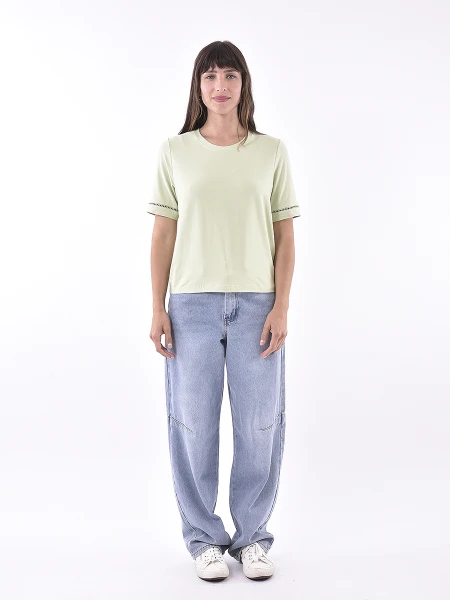 REMERA GARULHOS VERDE CLARO