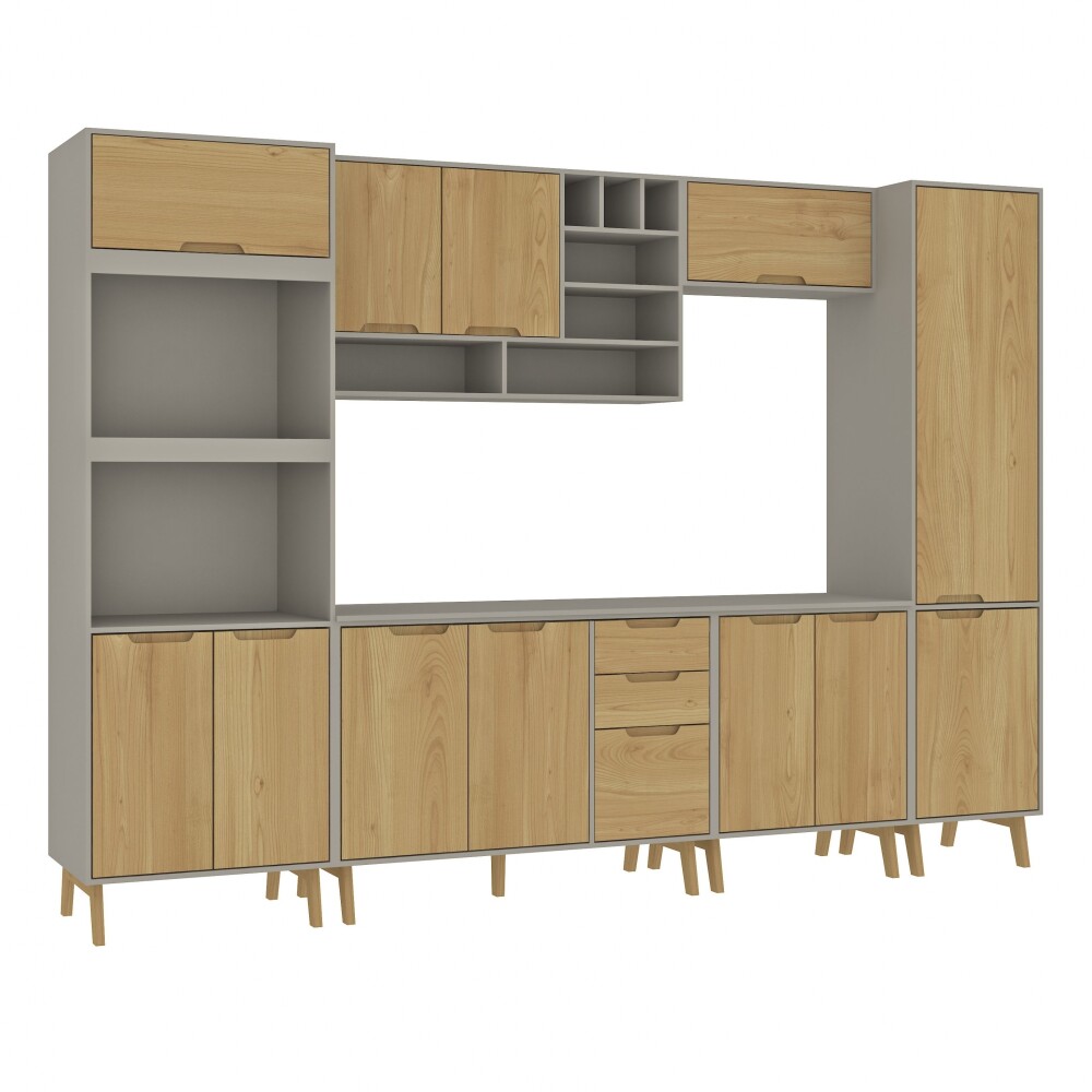 COMBO COCINA - LINEA WOOD GRAFITO