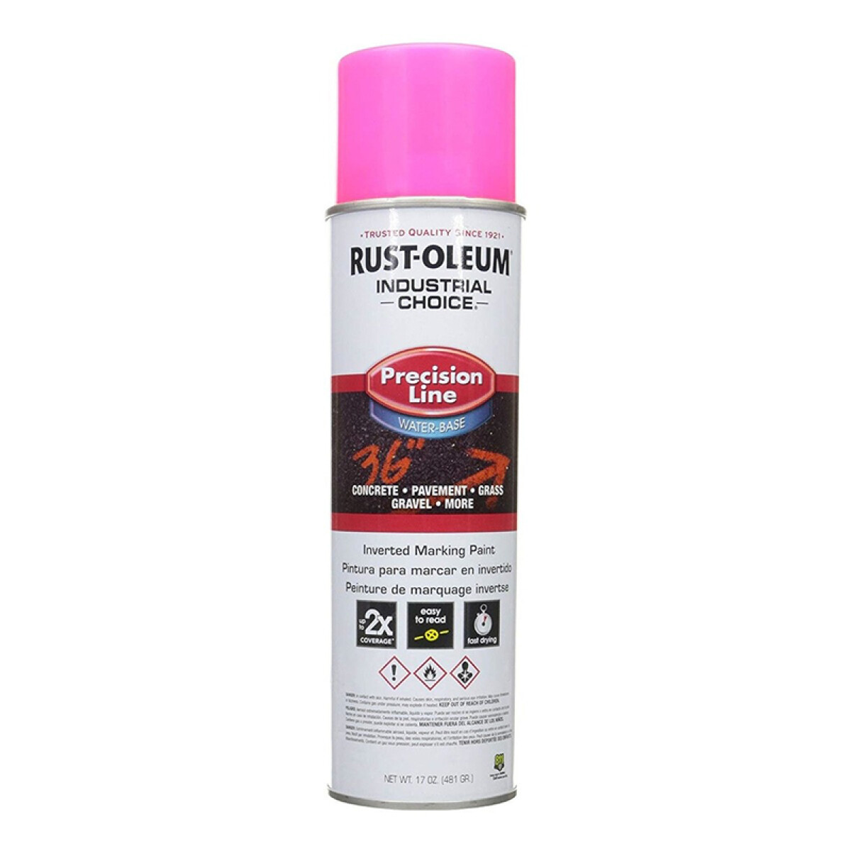 AEROSOL RUST OLEUM DEMARCACION FLUORESCEN ROSA RUST OLEUM 481G - N/a 