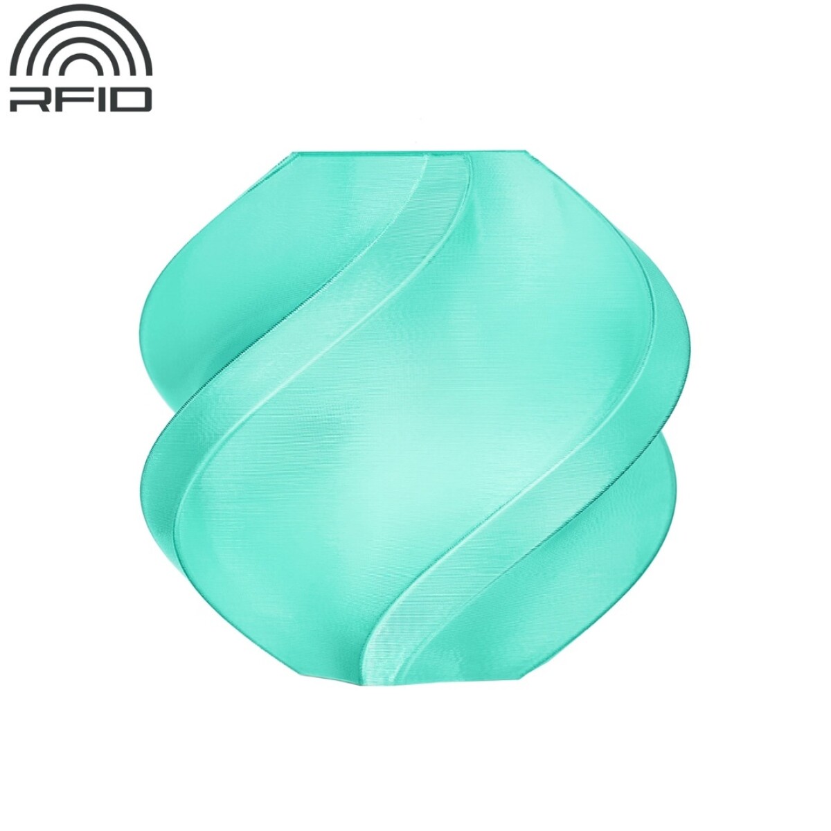 Filamento Bambu Lab PETG Translucent turquesa 
