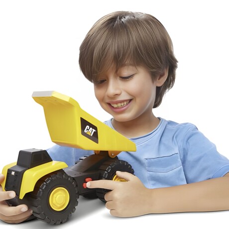 Camión Volqueta Cat Con Luces Y Sonido 25cm Oferta Camión Volqueta Cat Con Luces Y Sonido 25cm Oferta