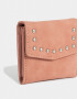 Monederos Boho Monedero Con Tachitas - Rosa Viejo