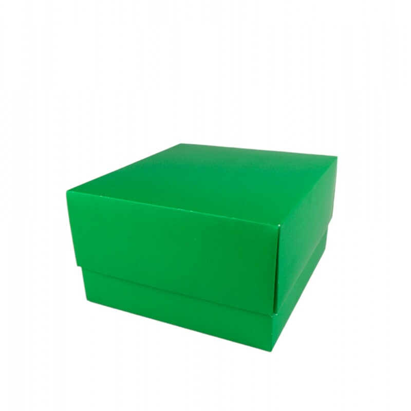Caja 06 - 15x16x9 cm. VERDE BENETTON