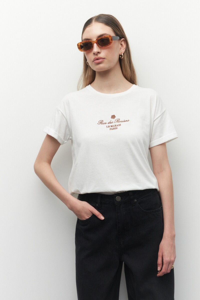 REMERA LE MARAIS Blanco