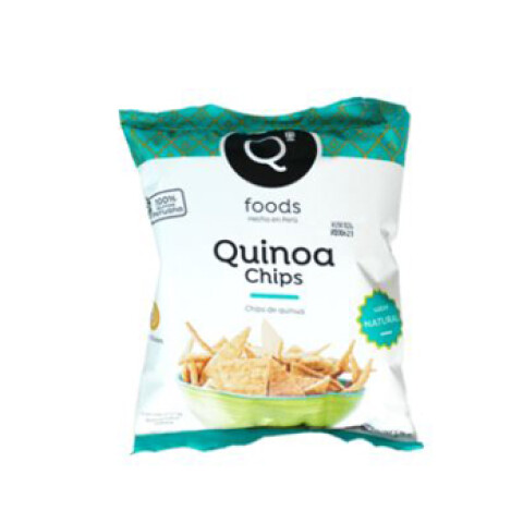 CHIPS DE QUINOA CLASICOS QFOODS 100G Chips De Quinoa Clasicos Foods