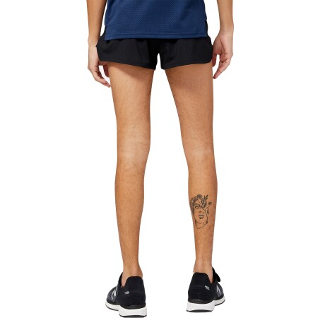 Short New Balance de hombre - Accelerate 3" - MS23243BK BLACK