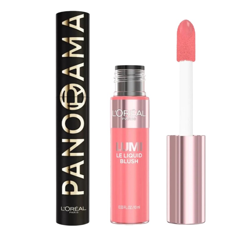 Pack Loreal Máscara Voluminous + Rubor Liquido Lumi Tono 605 Pack Loreal Máscara Voluminous + Rubor Liquido Lumi Tono 605