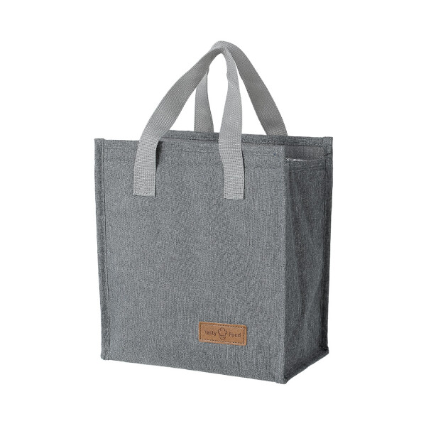 Lunchera térmica melange rectangular gris