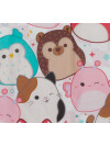 Juego funda nórdica SQUISHMALLOWS 155x220 rosa Juego funda nórdica SQUISHMALLOWS 155x220 rosa