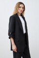 Blazer recto negro