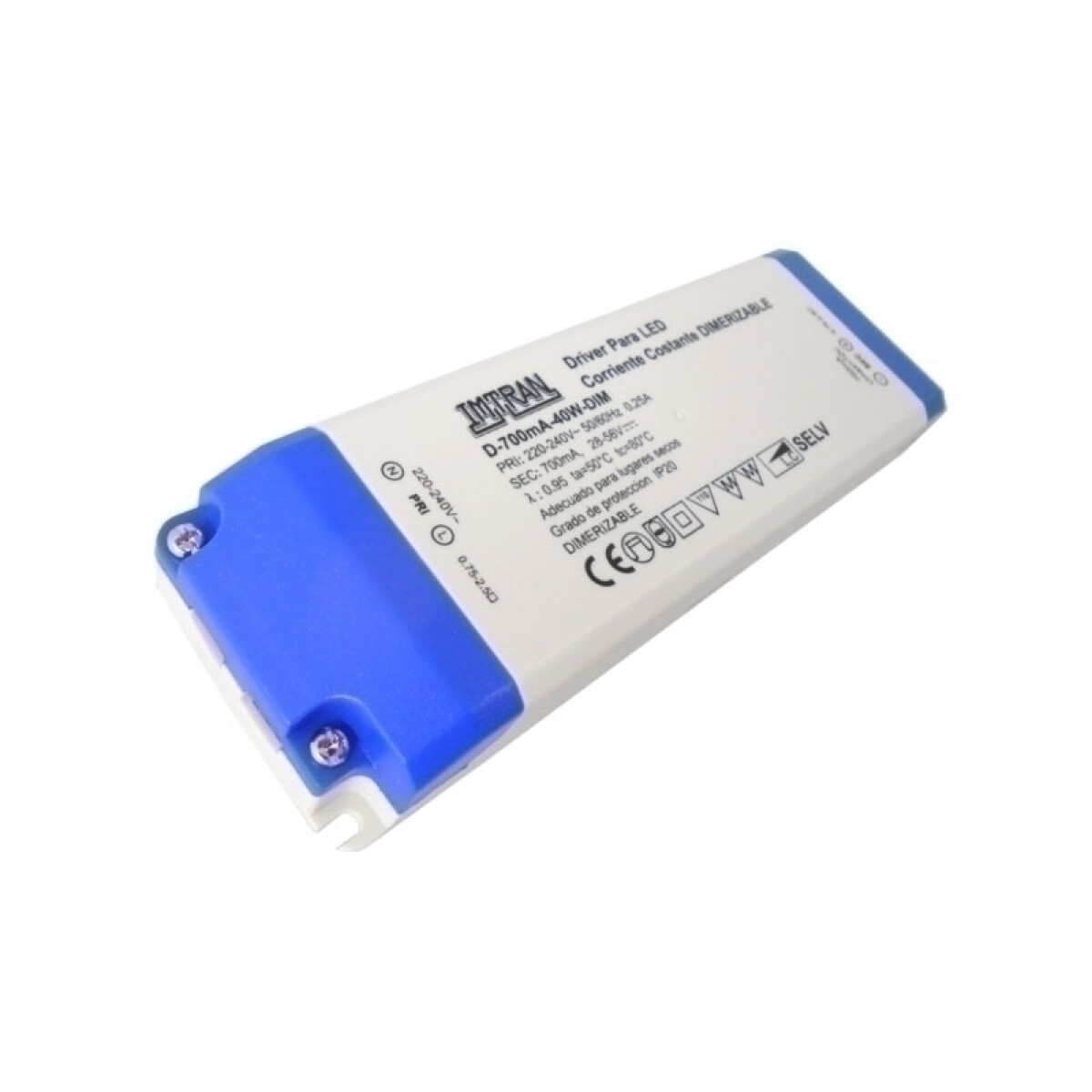 Driver "CC" IP20 700MA 45W dimerizable (1-10V) - LD0452 