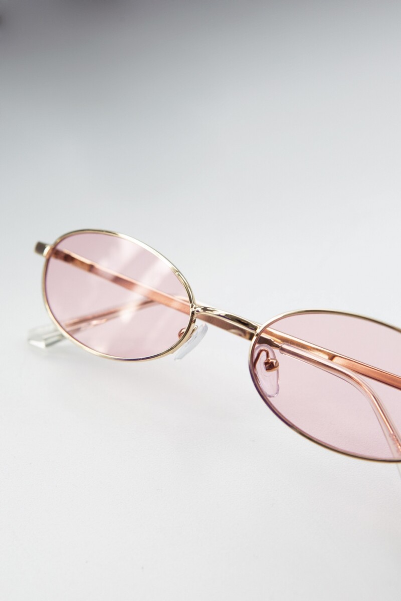 METAL SUNNIES OVAL - PINK 