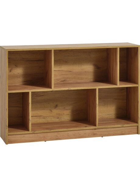 Librería MOSBJERG 6 estantes color roble Librería MOSBJERG 6 estantes color roble