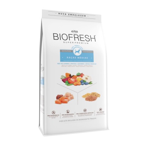 BIOFRESH CASTRADO RAZAS MEDIANAS X 3 KG Biofresh Castrado Razas Medianas X 3 Kg