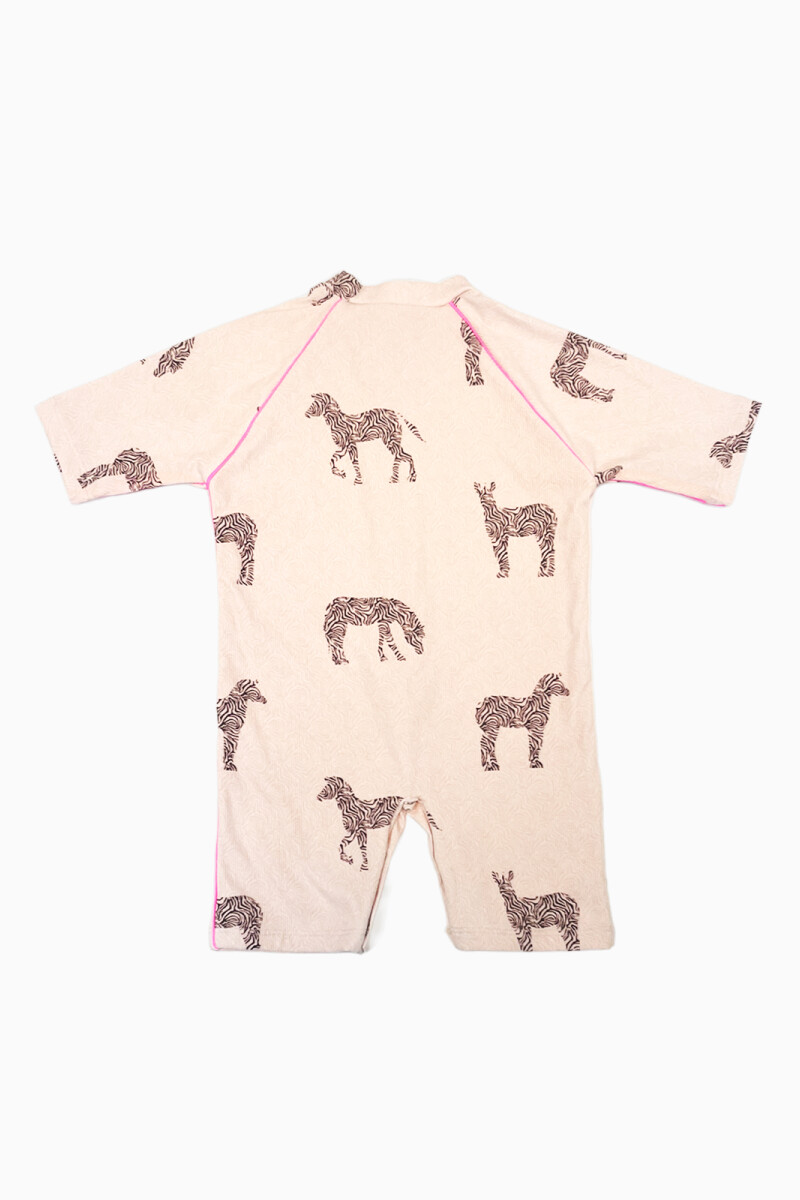 BABY ONESIE Zebra Pink