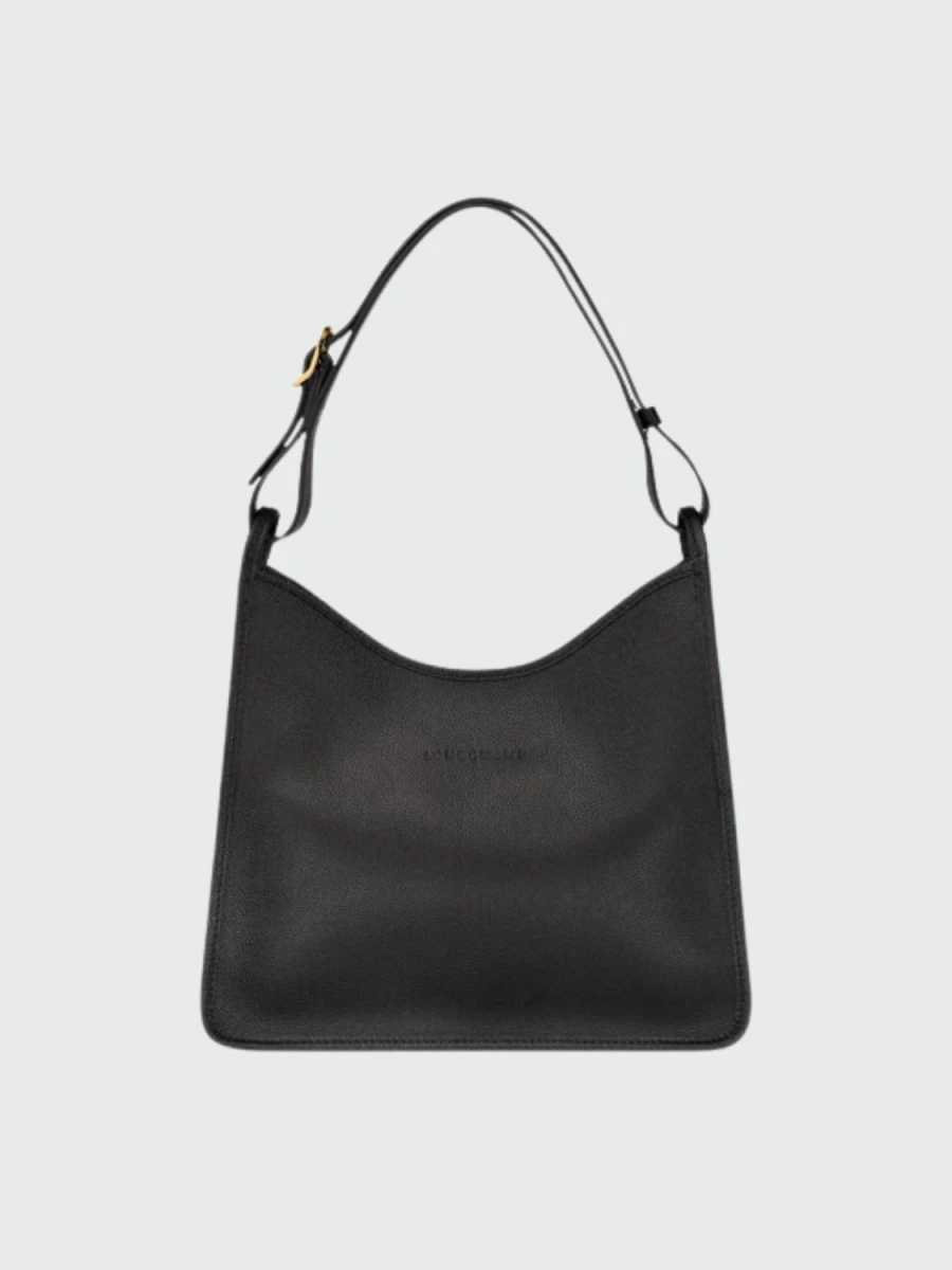 Longchamp -Cartera de cuero con bolsillos, Le foulonné - 0 