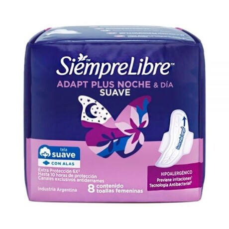 Siempre libre toallas Noche y Día x8