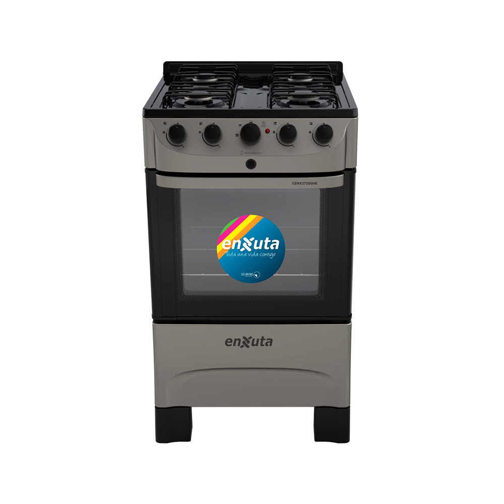 COCINA COMBINADA 4 HORNALLAS GRIS Cocina Combinada 4 Hornallas Gris