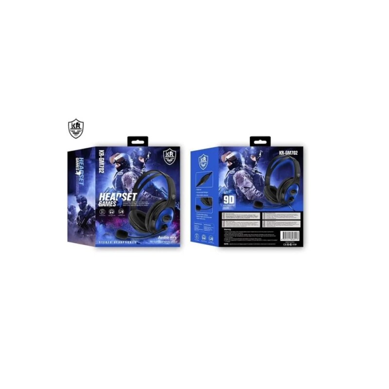 Auriculares GAMER KR-GM/701/702/703/704 Auriculares GAMER KR-GM/701/702/703/704