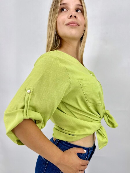 CAMISA SLOWLY 2415 VERDE