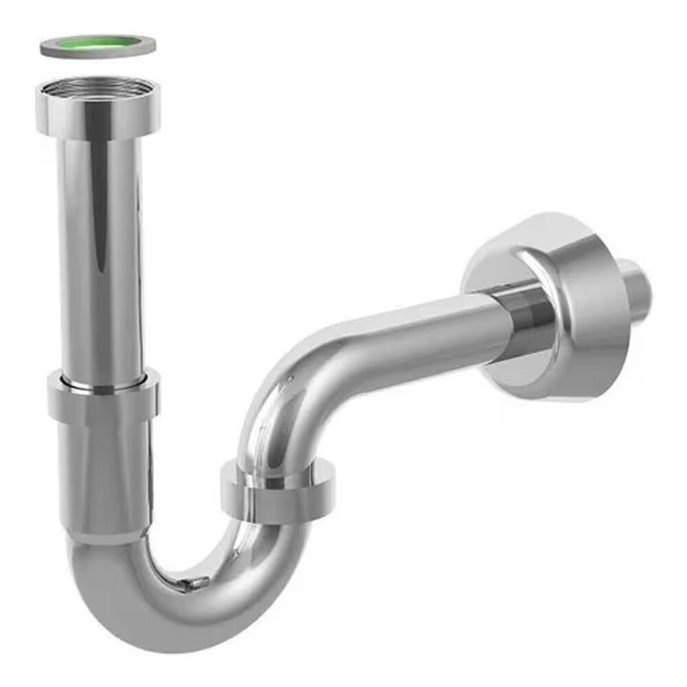 Sifón tubular BN cromado 1 1/4" Sifón Tubular Bn Cromado 1 1/4"