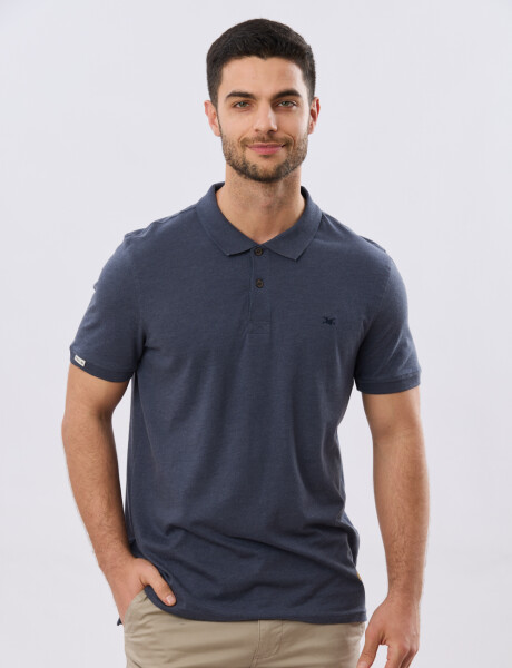REMERA POLO LISA JERSEY Denim