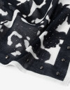 Pañuelos Raso Estampados Varios: Animal Print/Rayado/Flores Pañuelo Carey Bicolor De Algodon Con Detalle De Tachas - Combinacion Bicolor