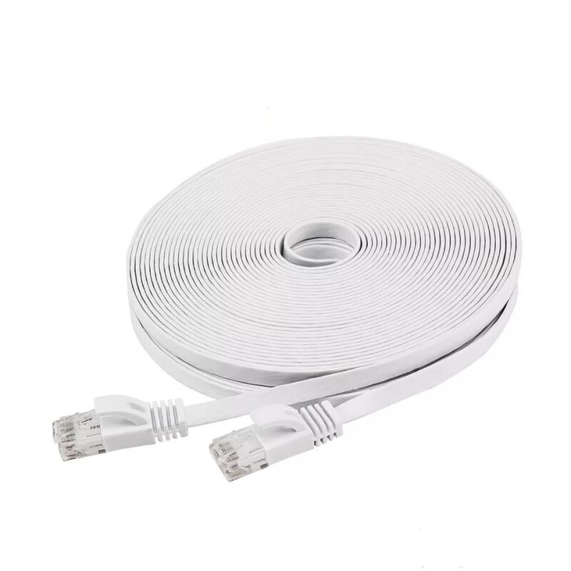 Cable De Red Ethernet Internet 50 Metros Rj45 Cat 6 Plano Cable De Red Ethernet Internet 50 Metros Rj45 Cat 6 Plano
