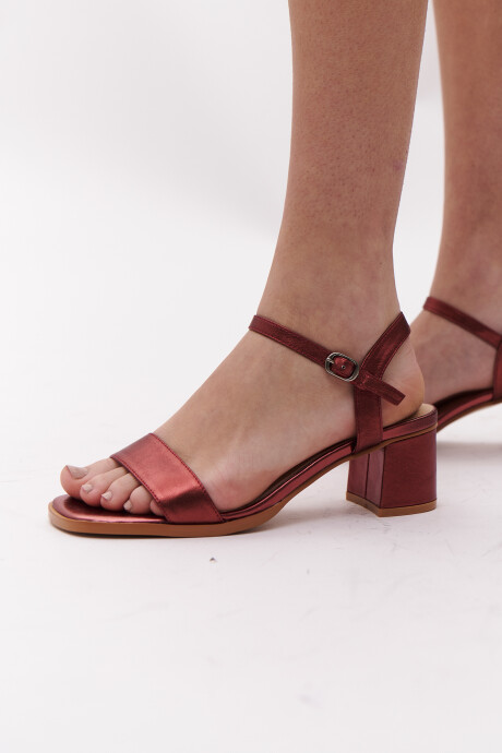 Sandalia Vinca Bordo