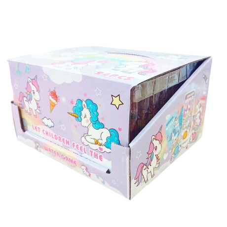 Juego Aguax24 Cotillón Maquinita Sorpresitas Infantil Unicornio