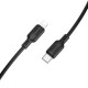 Cable Carga Rápida Usb-c A Lightning 2m Silicona Negro 27w Cable Carga Rápida Usb-c A Lightning 2m Silicona Negro 27w