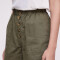 Short Tulin Verde Oliva Oscuro