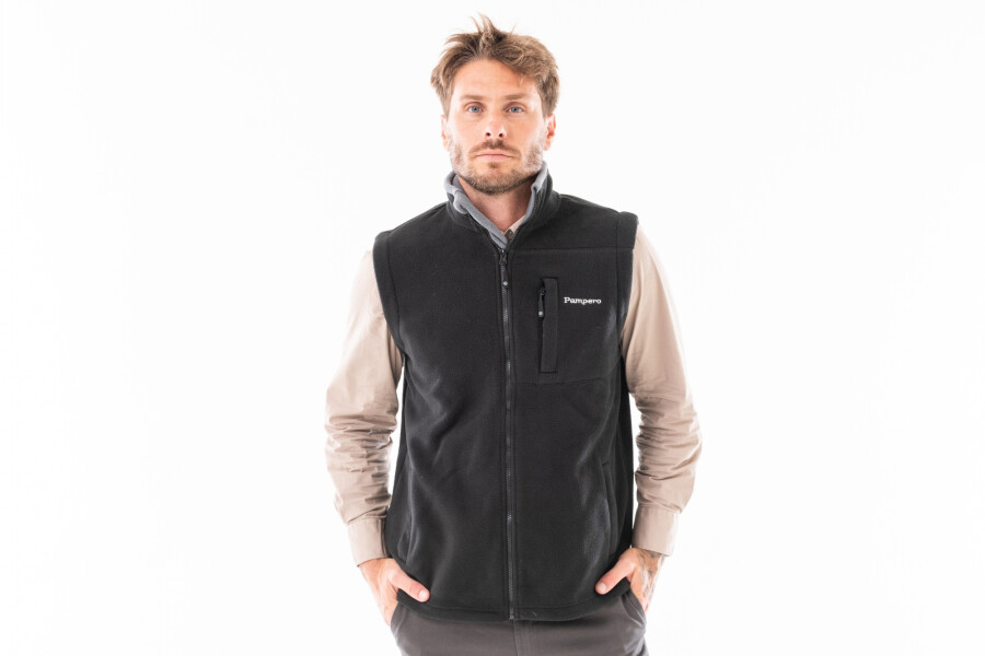 CHALECO MICROPOLAR MONTTES Negro