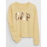 V-LS ELV LOGO TEE FADED YELLOW