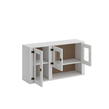 Aereo 3 Puertas Vidrio Blanco Linea Mexicana