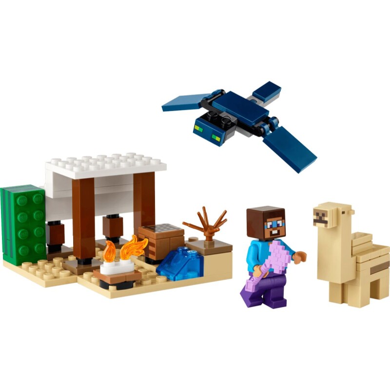 Bloques para armar Lego Minecraft Expedición de Steve al desierto 75 pcs 6+ Bloques Para Armar Lego Minecraft Expedición De Steve Al Desierto 75 Pcs 6+
