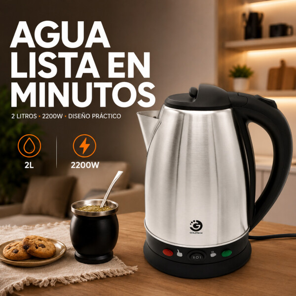 Jarra Electrica Goldtech 2 Modos Temperatura Para Mate Jarra Electrica Goldtech 2 Modos Temperatura Para Mate