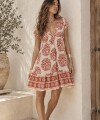 Vestido Noa terracota