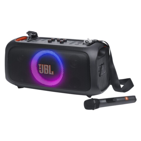 Parlante JBL PartyBox On-The-Go Essential Bluetooth 100W con Micrófono Parlante JBL PartyBox On-The-Go Essential Bluetooth 100W con Micrófono
