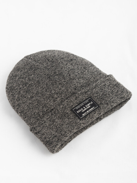 Gorro de punto Gris Melange