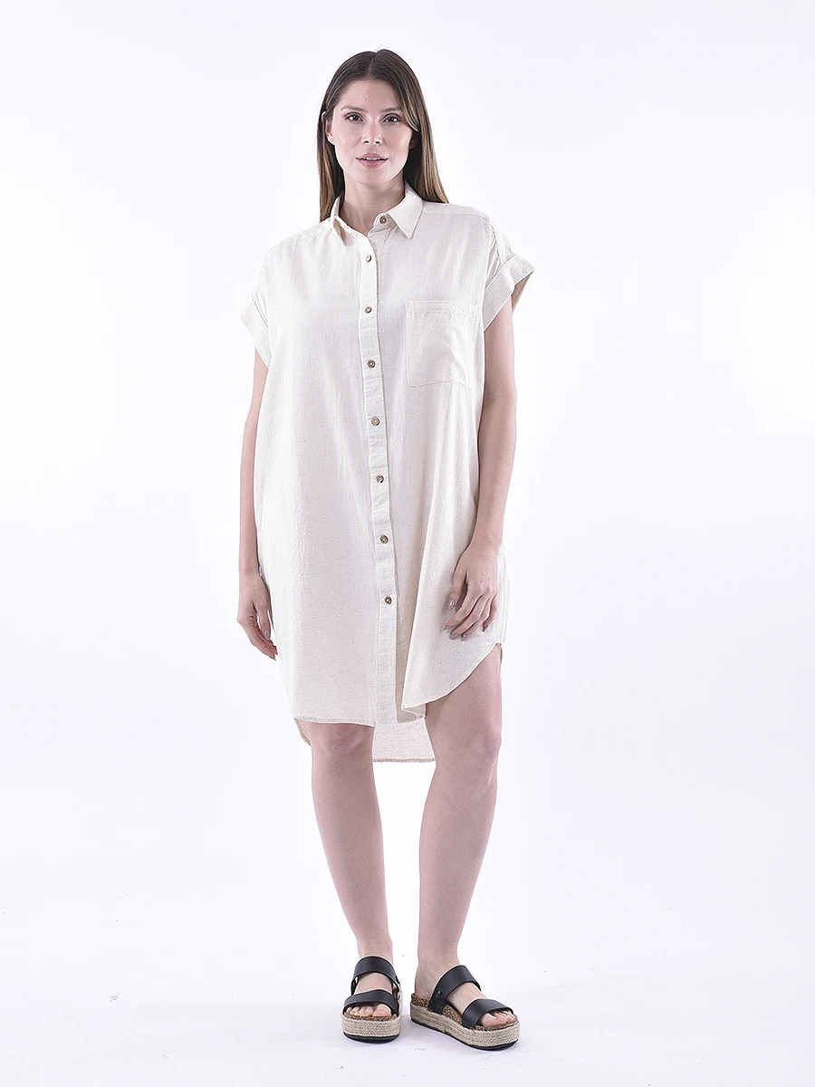 VESTIDO BODRU - CRUDO 