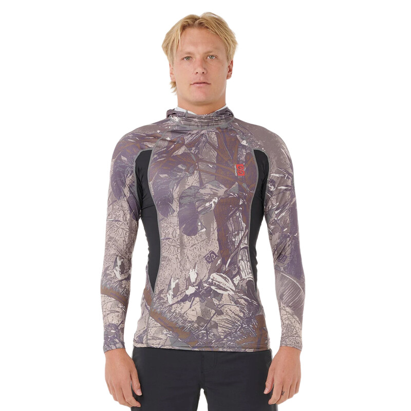 Lycra Rip Curl Search Upf Perf Hood - Multicolor Lycra Rip Curl Search Upf Perf Hood - Multicolor