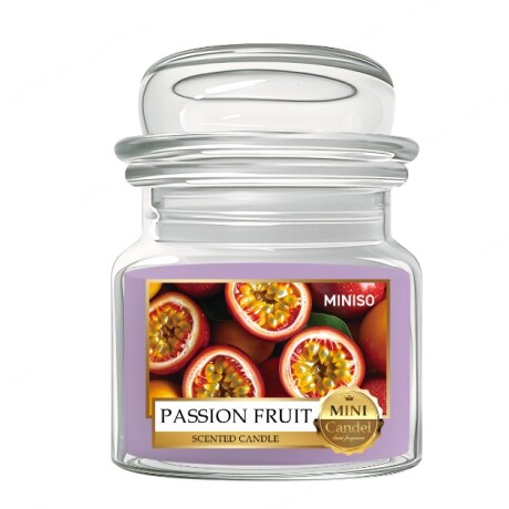 Vela en frasco maracuya