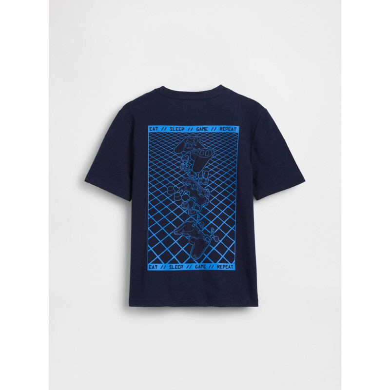JULY SS VALUE GRAPHIC TEE NAVY UNIFORM