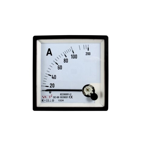 AMPERIMETRO 96X96100 AMP. DIRECTO AMPERIMETRO 96X96100 AMP. DIRECTO