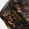 Bandolera New Penny en efecto cuero zaffiano Animal Print