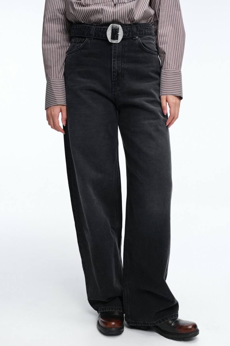 DENIM ANCHO Negro