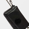 Mini Bag Bloom En Cuero Graneado Negro