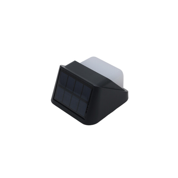 Aplique pared solar 40Lm/W negro cálido 85x85x52 IX4920