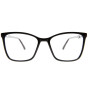 Lentes De Sol Otica Cuadrado - Mujer Negro/Negro